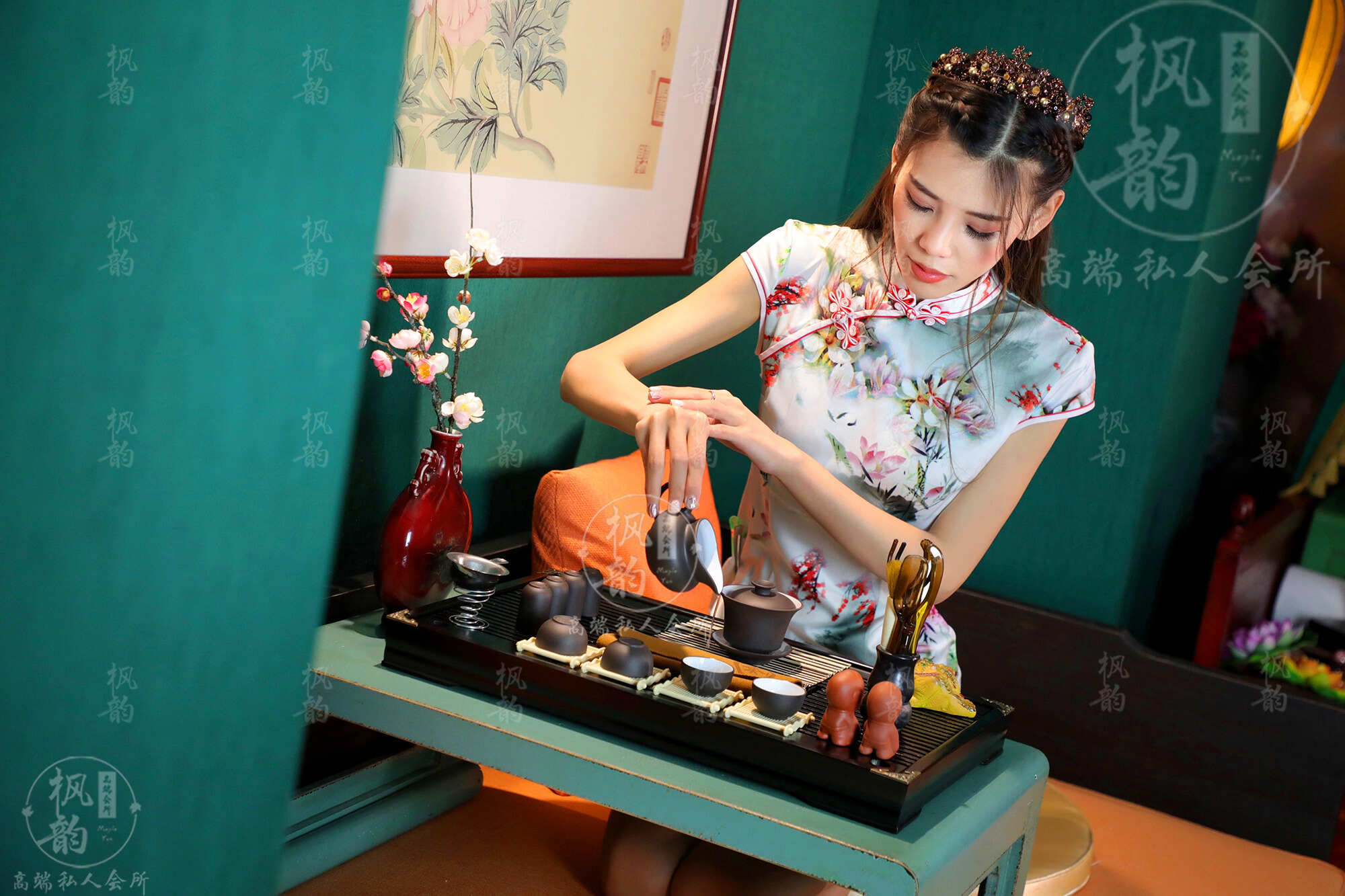 淄博同学推荐的上海天花板spa会馆实体店,会馆环境古色古香,人也很亲切很可爱哦