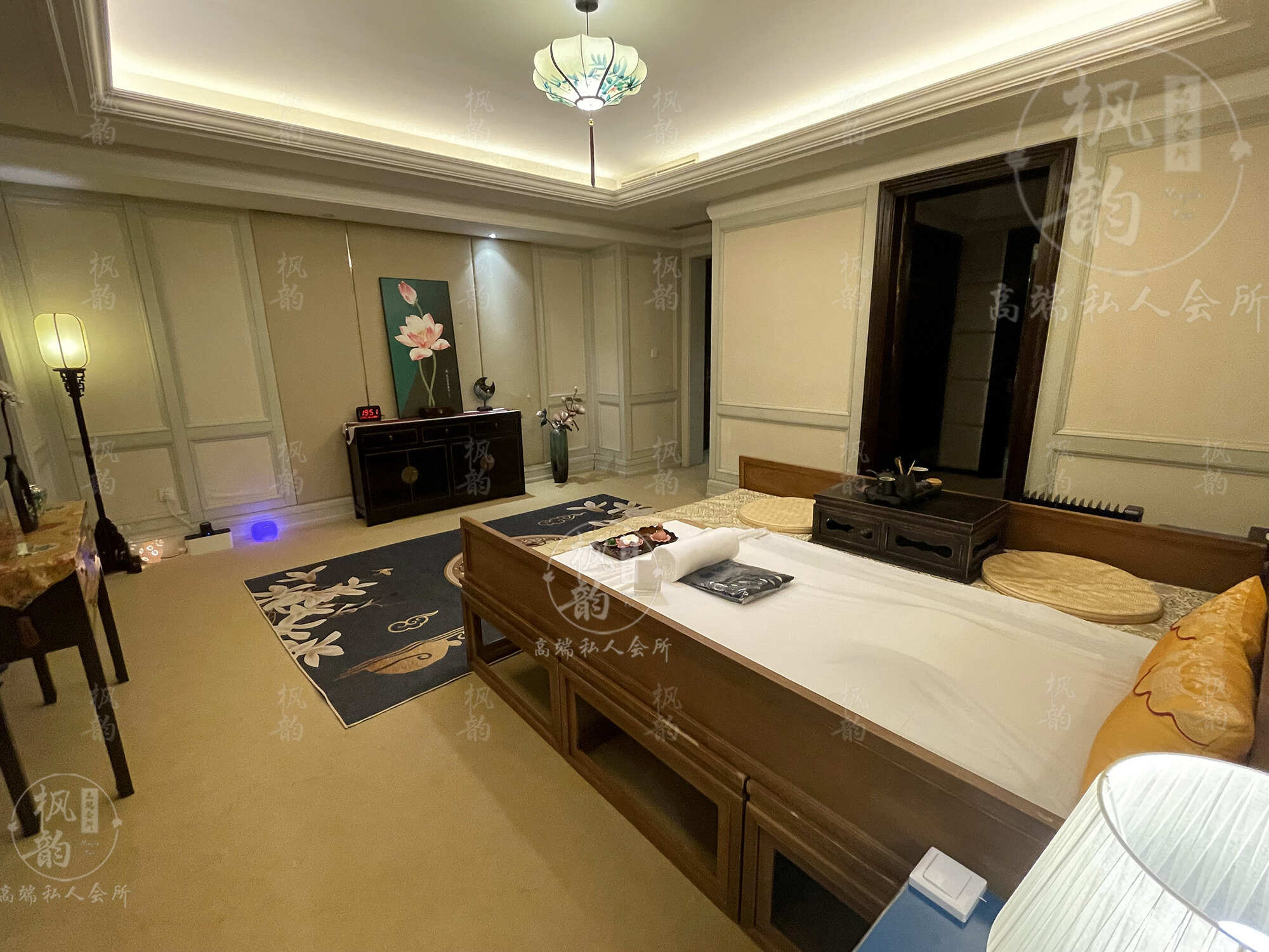 淄博天津渔阳鼓楼人气优选沐足会馆房间也很干净，舒适的spa体验